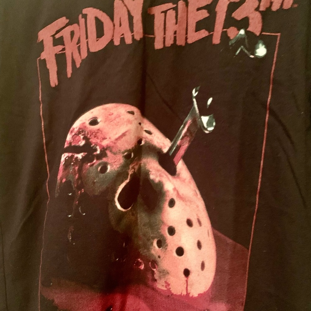 Friday the 13 TH classic Horror Movie long sleeve tee shirt